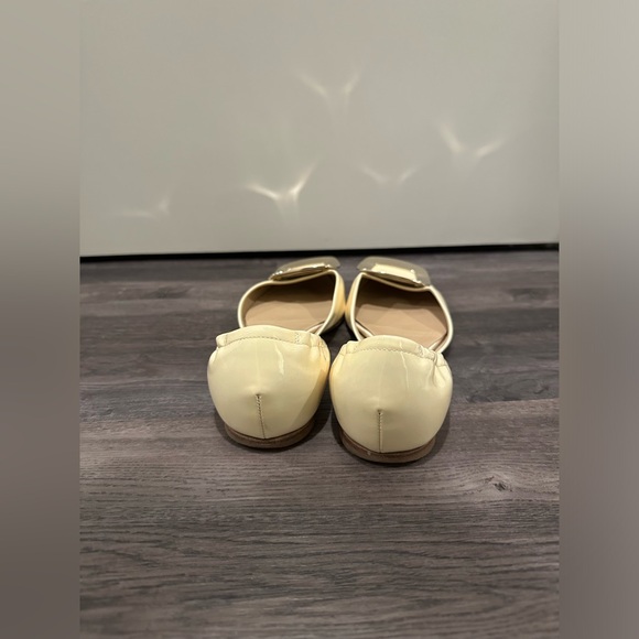 ROGER VIVIER Patent Leather D’Orsay Ballerina Flats White 36.5 US 6 - Picture 5 of 5